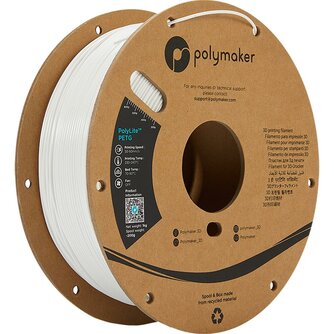 Polymaker PolyLite PETG Wei 1,75 mm 1.000 g