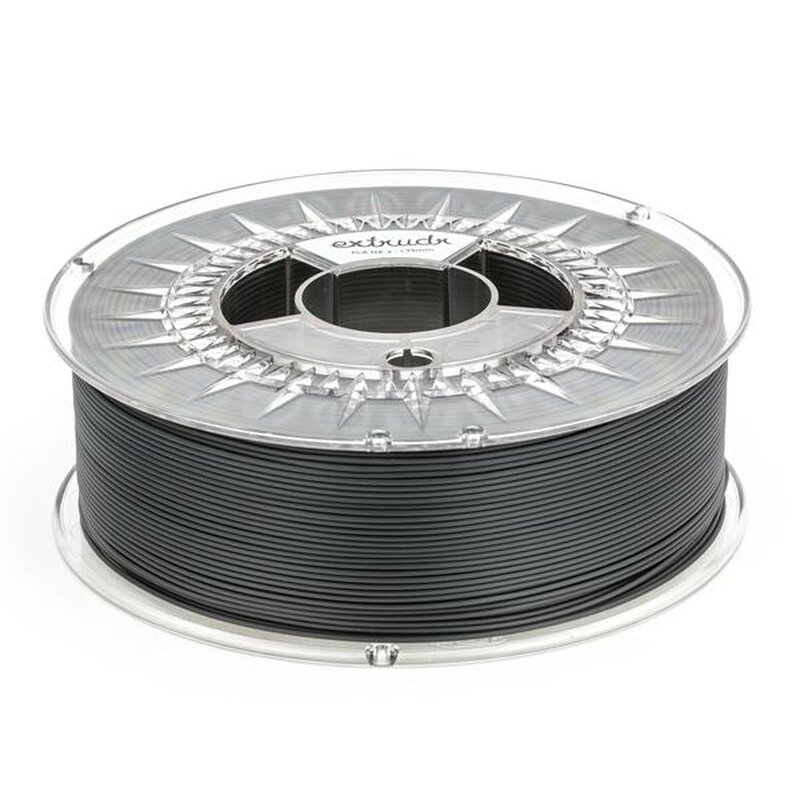 Extrudr PLA BASIC Schwarz 1.75 mm 1.000 g