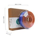 Maertz PLA Silk Dual Color Blue-Orange 1.75 mm 1.000 g