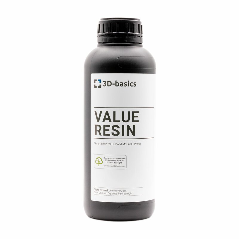 3D-basics Value Resin RAL 7035 Light grey 1.000 g